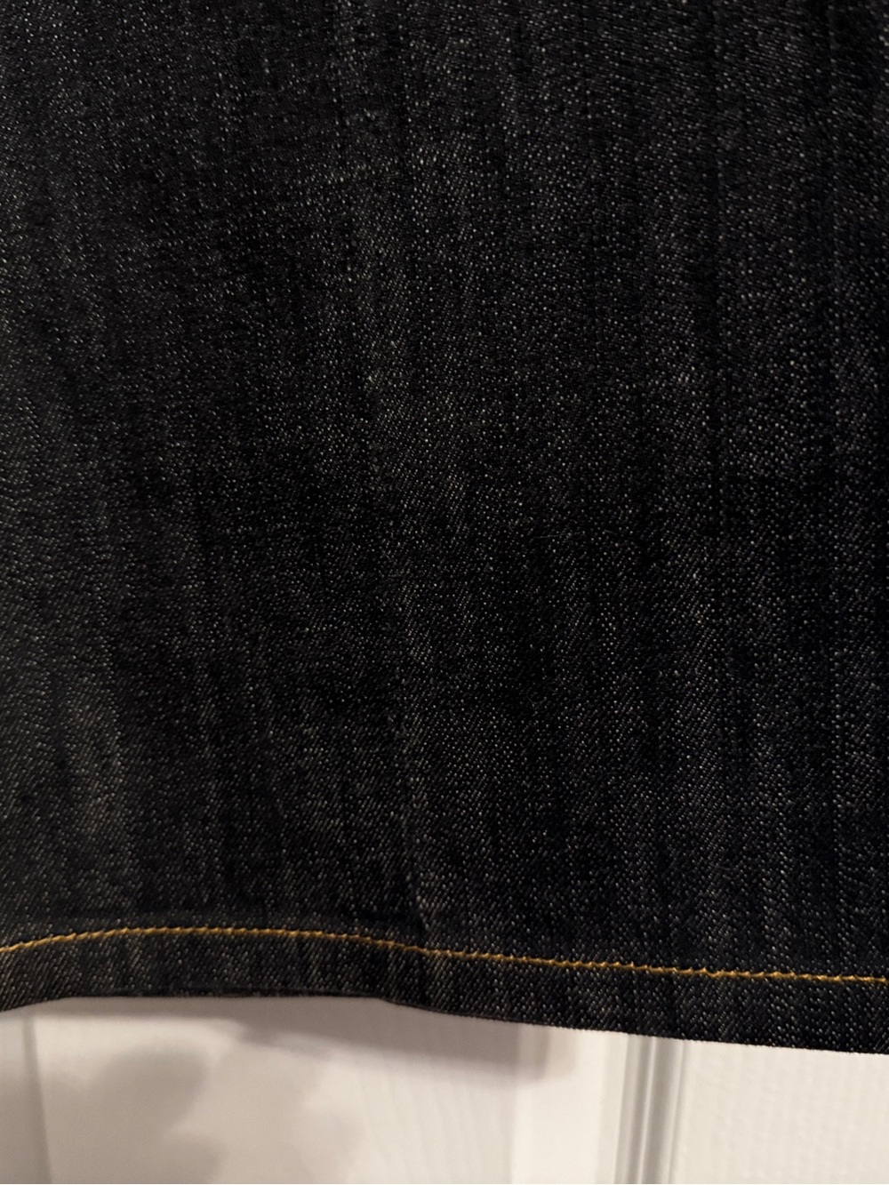 Louis Vuitton 5 Pocket Dark Blue Denim Jeans, size 10, 36”  inseam Vintage - Picture 7 of 14